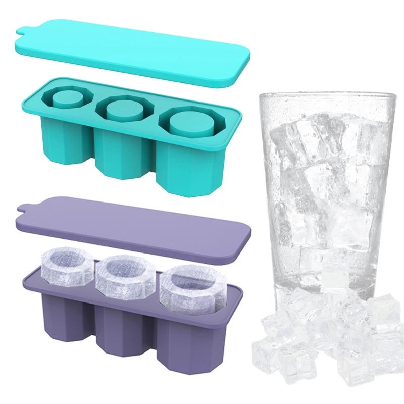 Easy to Clean Ice Sleeve Convenient Ice Cube Tray for Chill Beverages Hollow Cylinders Ice Lattices Molds Kitchenwares