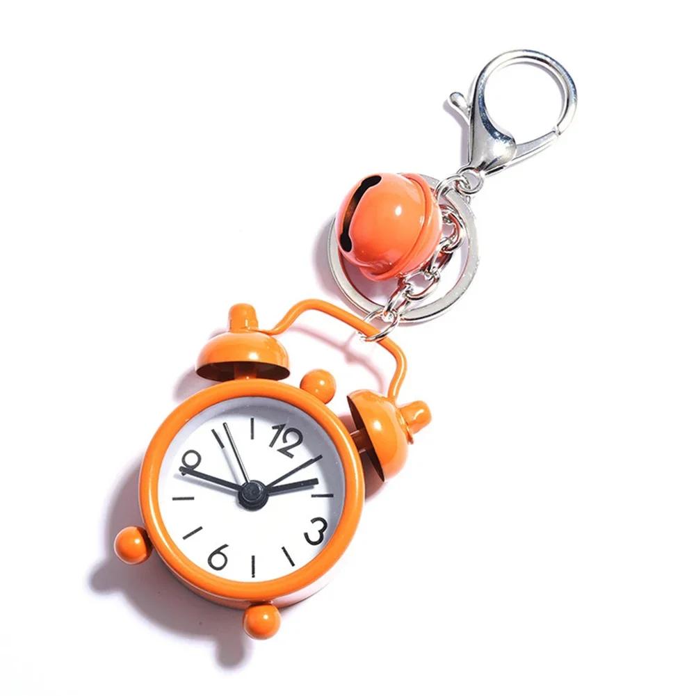 1pcs Creative Cute Mini Keychain Alarm Clock Electronic Alarm Clock Multicolor Electronic Alarm Clock Keychain Pendants Gifts