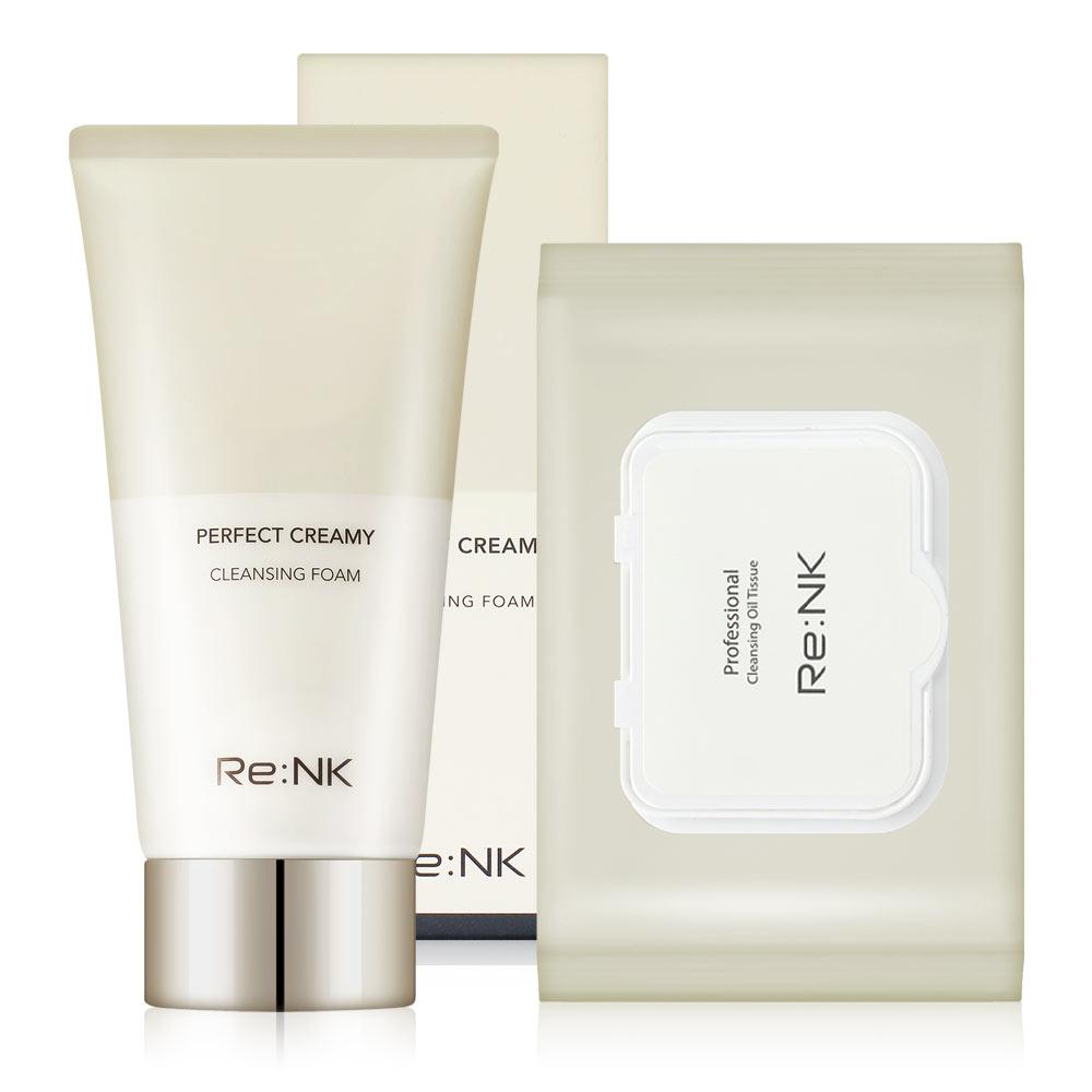 

Perfect Creamy Cleansing Foam + Oil Tissue Set