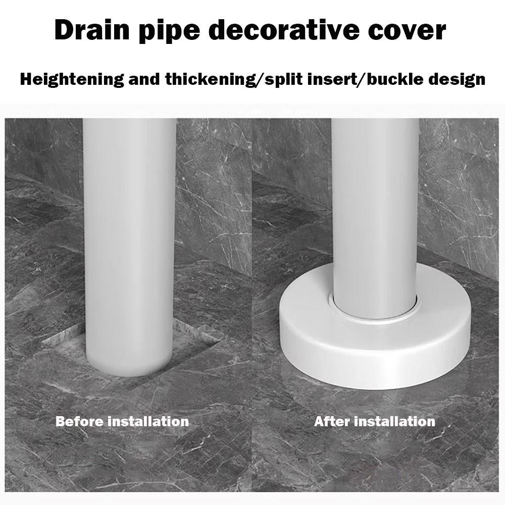 Plating Faucet Decorative Cover ABS Tube Accessories Useful Flange Cover  Kitchen