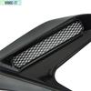 2pcs Black Car Decorative Side Vent Air Flow Fender Intake  Sticker Decor