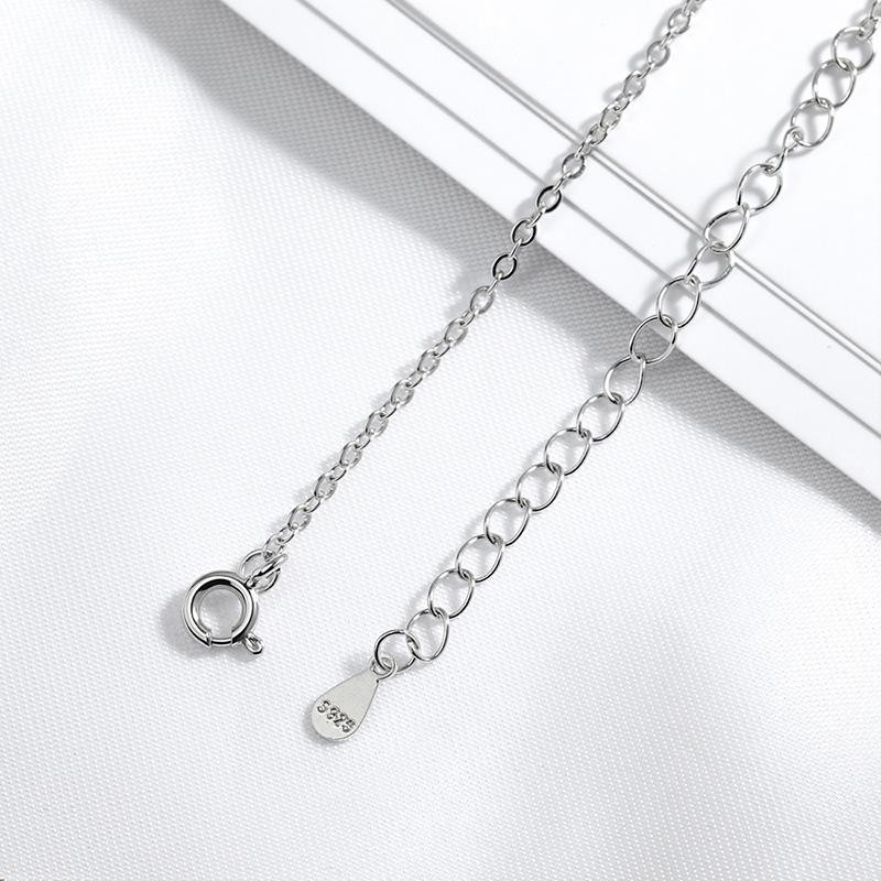 Smyoue Certified Bubble 8 Stone 100% Real Moissanite Necklace Pendant Classic Women's Neck Chain Silver 925 Plated 18K
