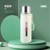 600/800ml 316 Stainless Steel Insulated Water Bottle, Leakproof Outdoor Flask with Carry Strap for Hiking