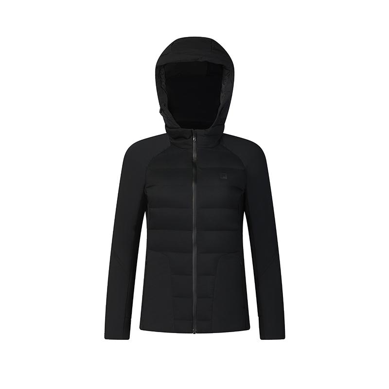 New FILA Fitness Down Jacket Women's Pitch Black A11W441904FBK