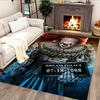 Horror Clown Poster rug for living rooms, bedrooms, home décor, and as gifts.