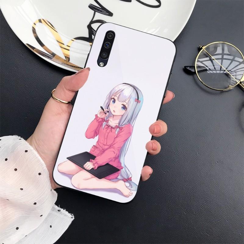 Pouzdro na telefon Eromanga Sensei Manga Anime pro Samsung A32 A51 A52 NOTE 10 20 S10 S20 S21 S22 Pro Ultra černé PC skleněné pouzdro na telefon