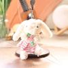 Plush Rabbit Keychain With Soft Pp Cotton Filling For Kids And Adults