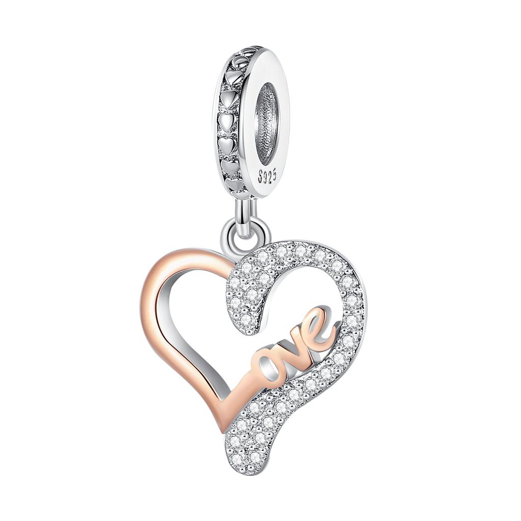 Nuevos Abalorios de la Serie de Dibujos Animados Espacio Océano para Pulsera Original Abalorio Collar Joyería de Cobre para Mujer