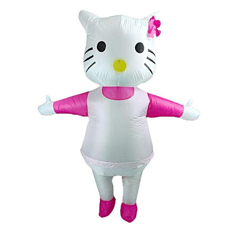 Halloween Pink Rabbit Inflatable Costume for Festivals, Parties, and Events