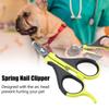 Plastic Sharp Useful Safe Healthy Pet Spring Nail Clipper for Dog Cat