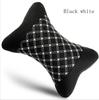 Premium Leather Travel Car Seat Headrest Pillow With Superior Neck Support And Comfort