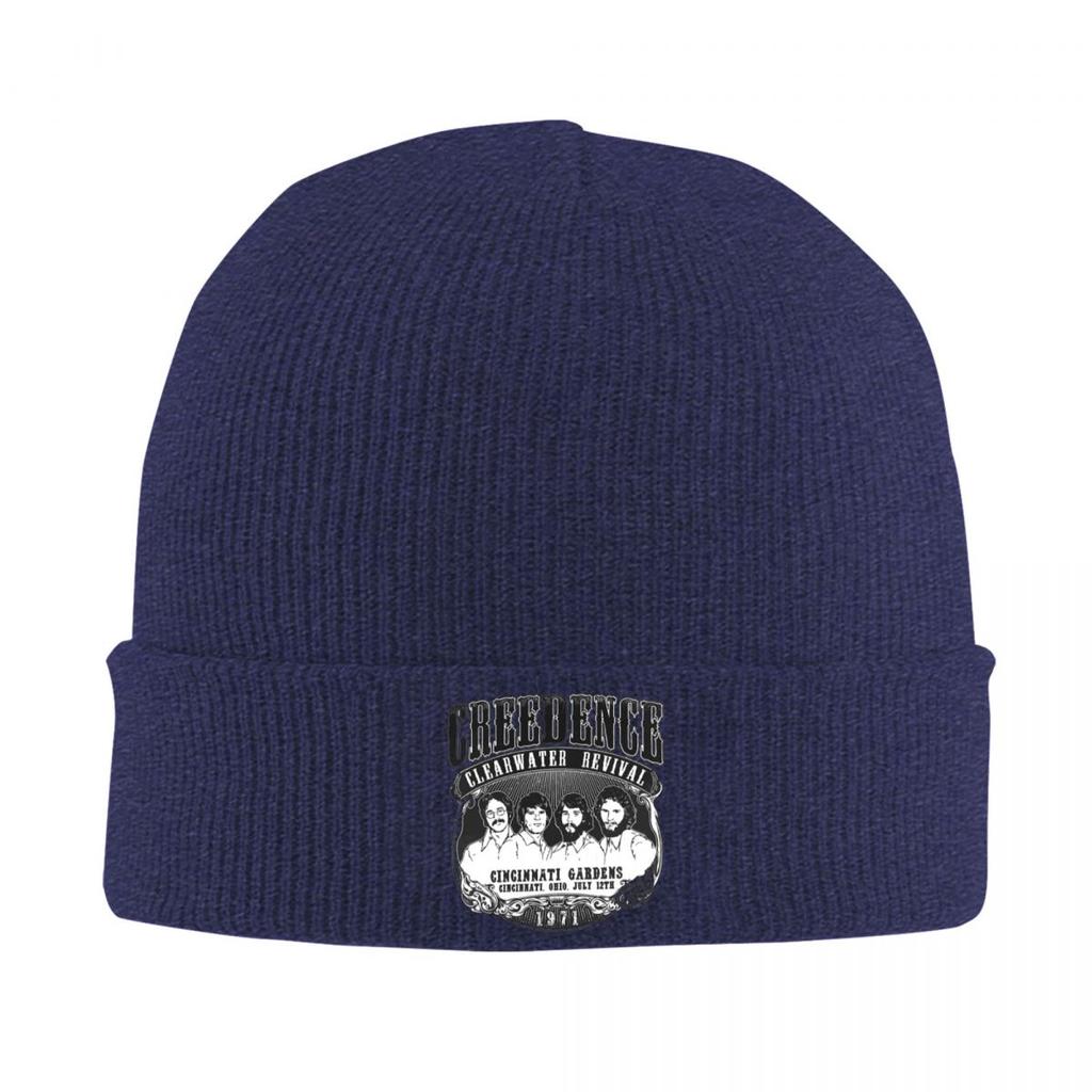 Creedence Clearwater Revivals Warm Knitted Cap Winter Knit Bonnet Hat Skullies Beanies Hip Hop Caps for Unisex