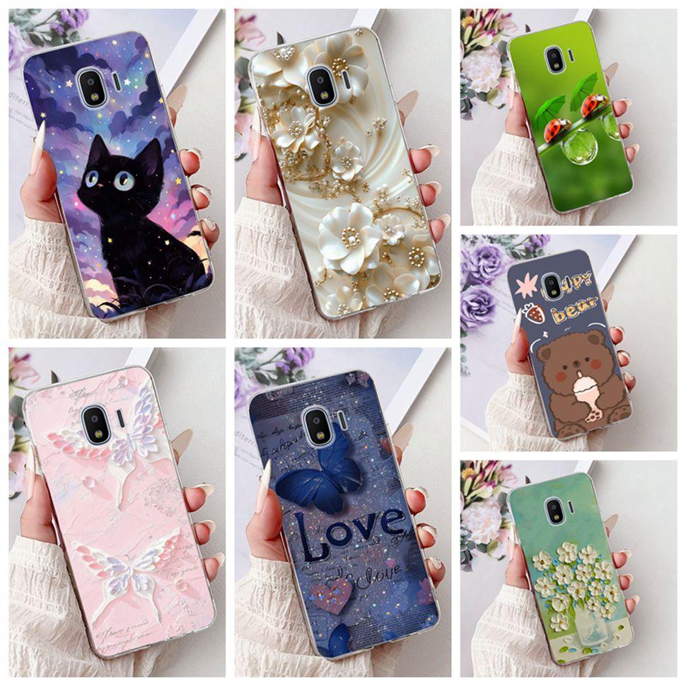 For Samsung J2 Pro 2018 Case SM-J250N Soft Silicone Luxury Letters Cover For Samsung Galaxy J2 Pro J2Pro Phone Cases Bumper