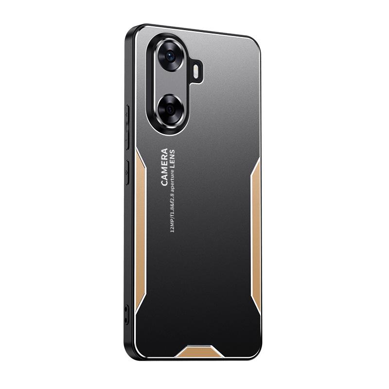 60s Metal Phone Case for Huawei Play 50Plus - Frosted Cover with Full Lens Protection
