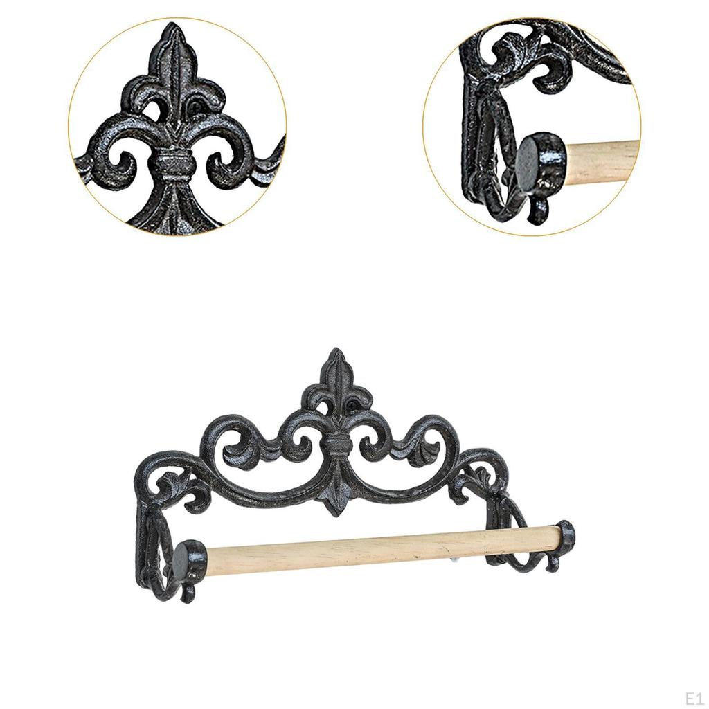 Large Paper Towel Roll Dispenser Napkin Holder, Minimalist for Kitchen 12.2inchx3.5x6.9inch Cast