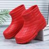 Regenschuhe Herrenmode Mid-Tube Trend Low-Rise Regenstiefel Outdoor Wasserdichte Schuhe Angeln Paar Rutschfeste Kurze Gummischuhe