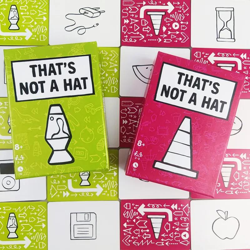 Festa Non È Un Cappello Set di Giochi Gioco da Tavolo di Memoria 3-8 Giocatori Carte per Riunioni di Famiglia Divertimento Interattivo Regalo