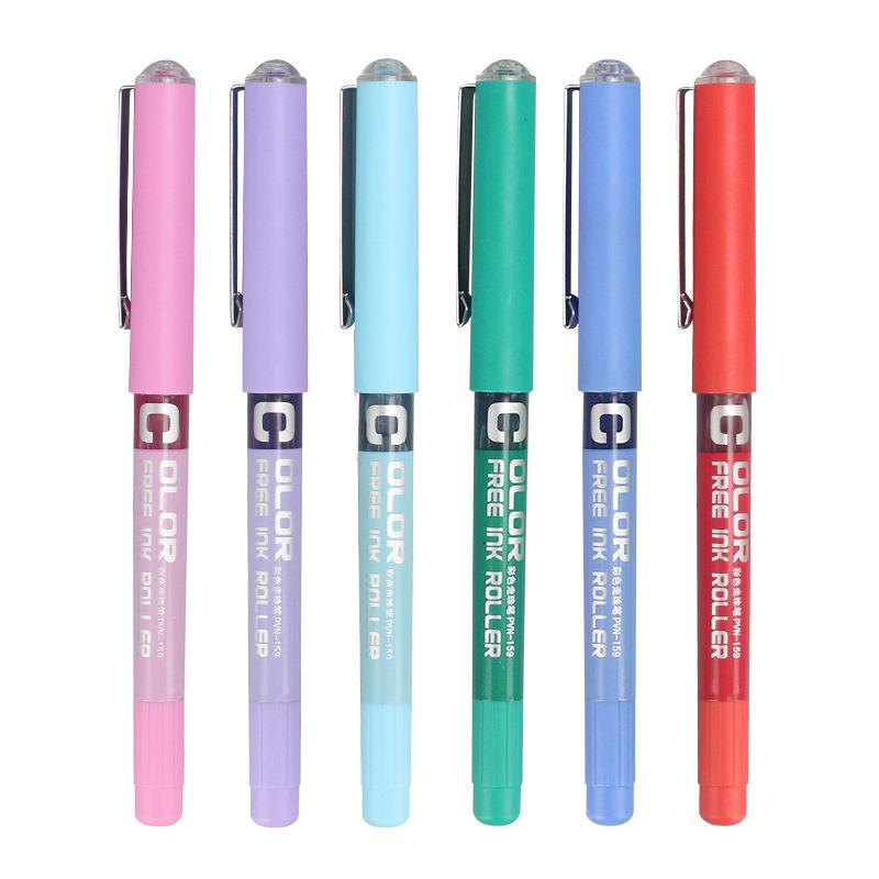 PVN-159 Red Needle-Type Gel Pen for Students, Signatures, and Office Use