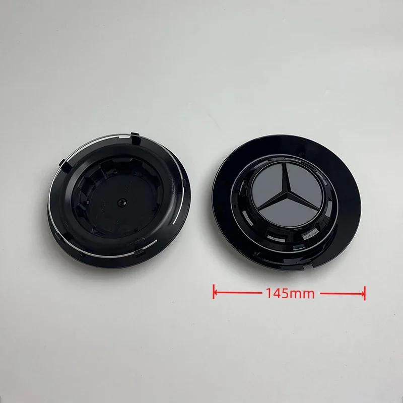 4PCS 147mm Car Wheel Center Hub Cover Cap For Mercedes Benz AMG G350 G500 G63 S680 GLS600 C-1028 17028 Badge Logo Accessories