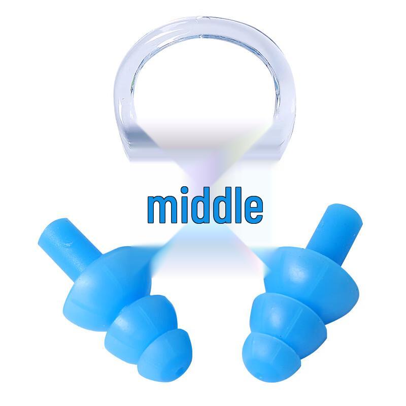 WEZHO Silicone Swimming Nose Clip & Earplug Set