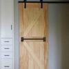 Black Sliding Barn Door Handle Reinforced Metal Gate Handle Heavy Heavy Duty Door Pull  Garages