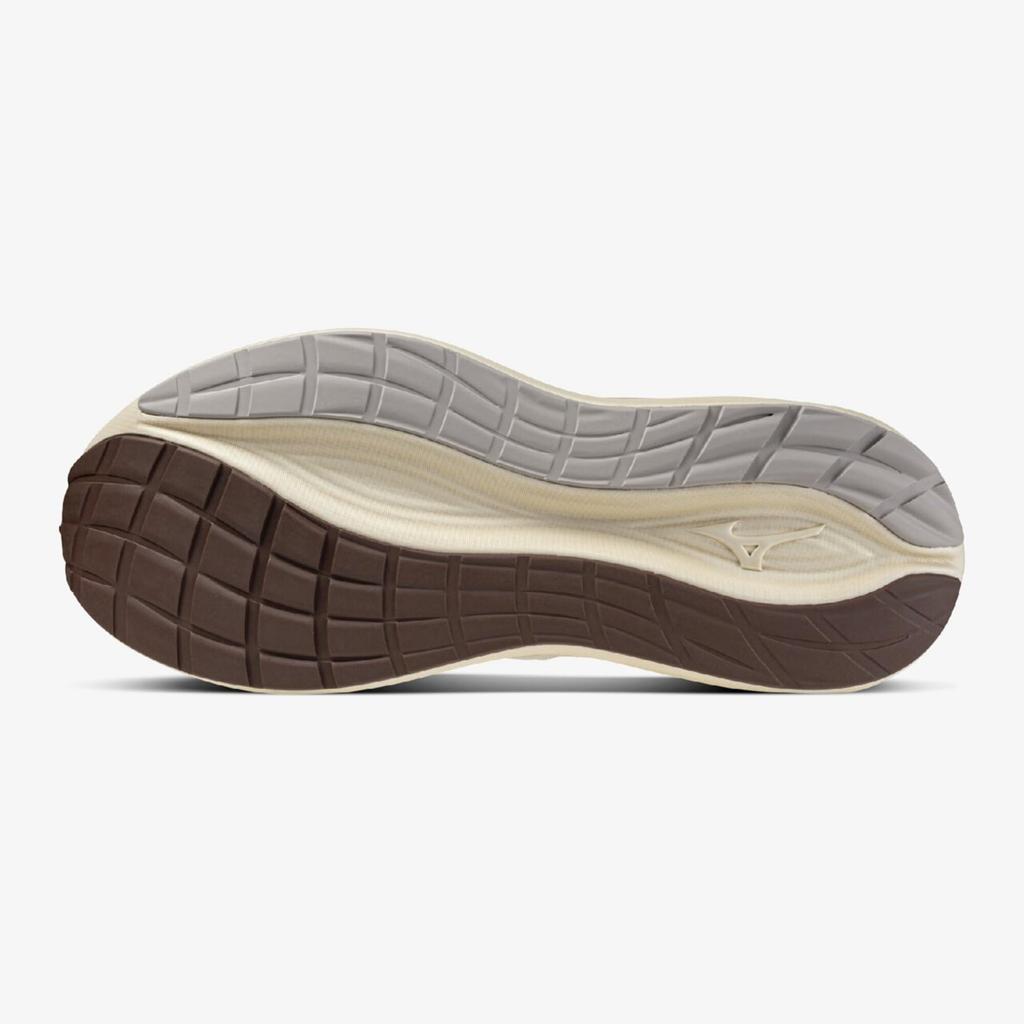 Mizuno Neo Cosmo Running Shoes, Beige, Brown, and Gray, Size 26.0 cm, 2E