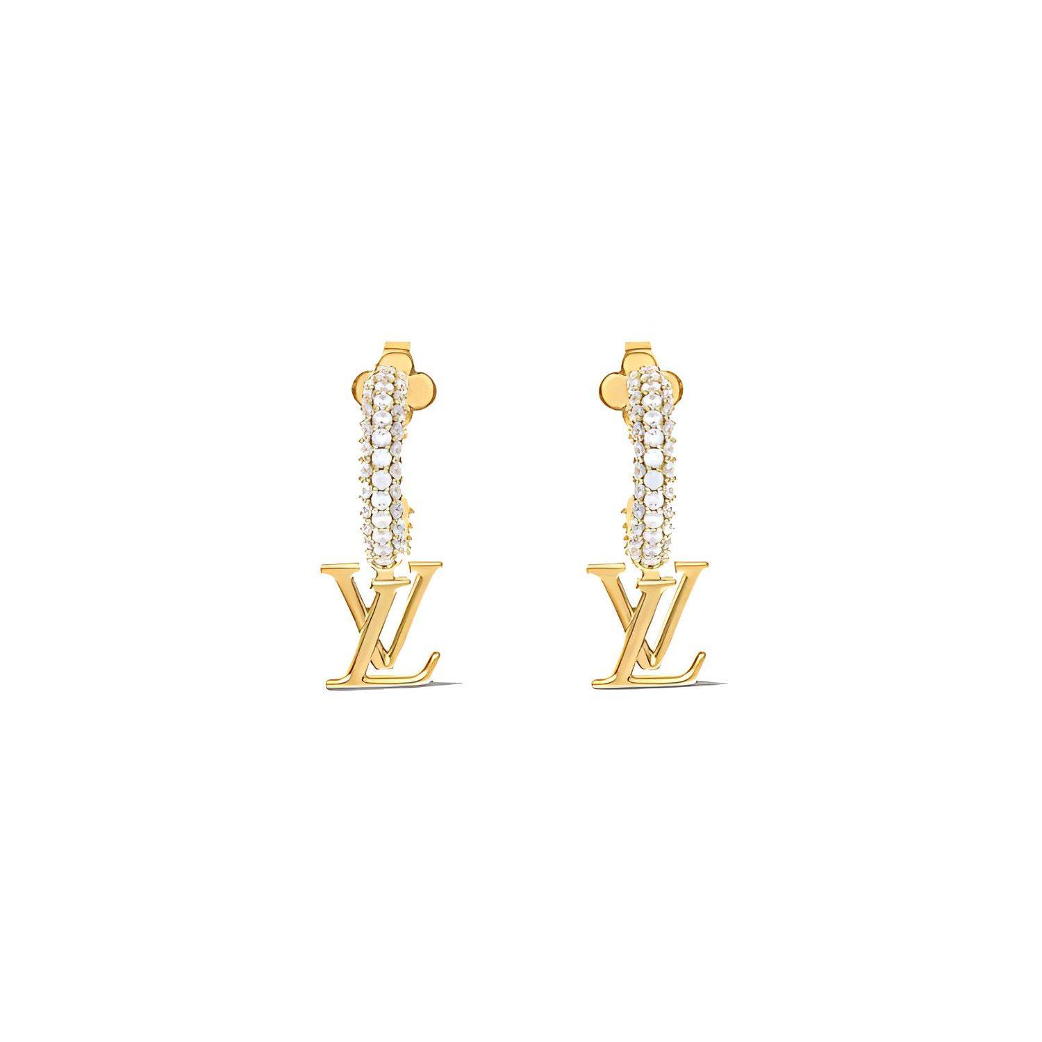 LOUIS VUITTON M02380 Lv Iconic Earrings