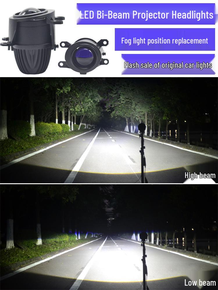 Citroen C2 C4L C3XR C6 C4 Sega Bi-LED Projector Headlights & LED Fog Lights