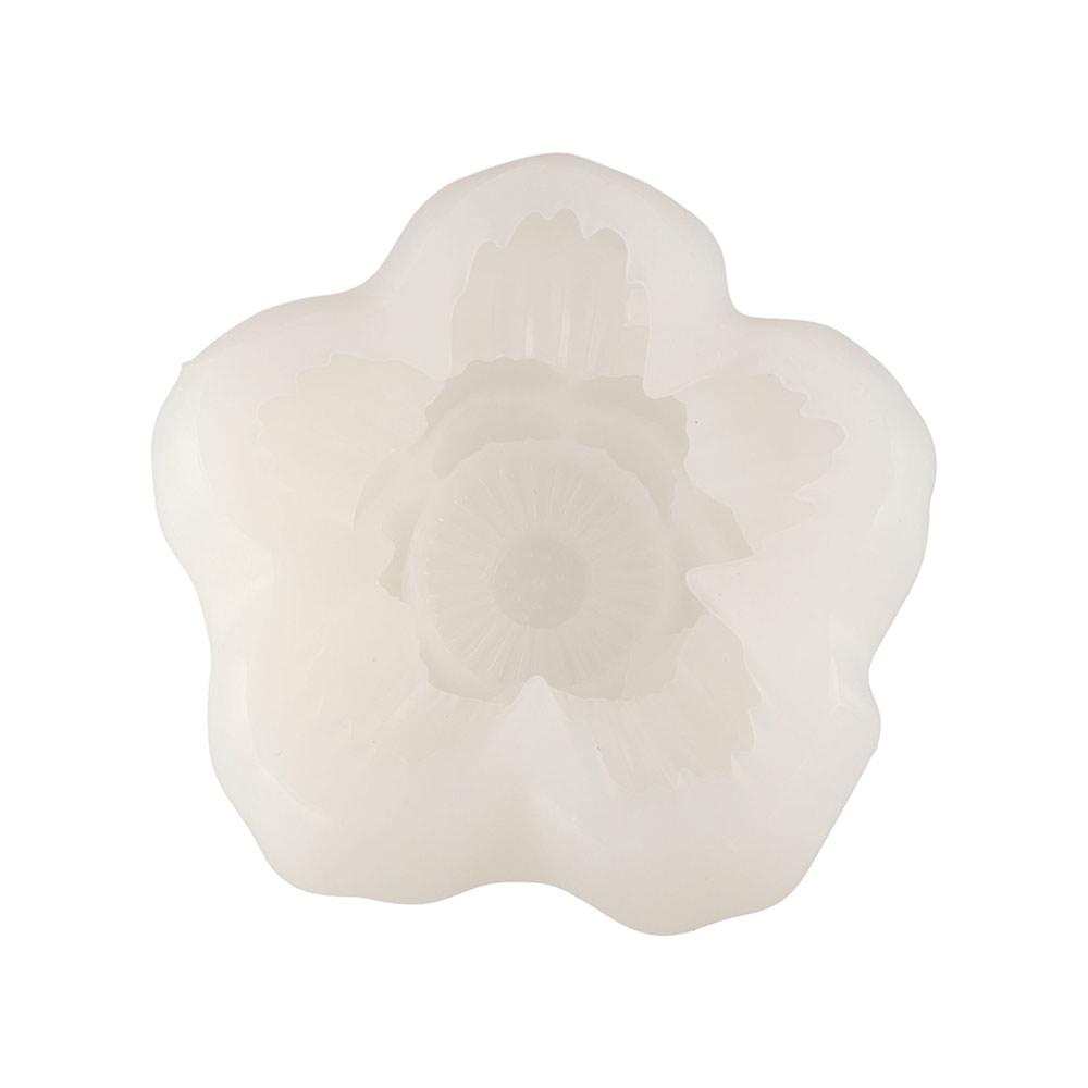 3D Flower Silicone Mold Chinese Style Soap Candle Mold Pudding Mold  For Jelly Ice Cream