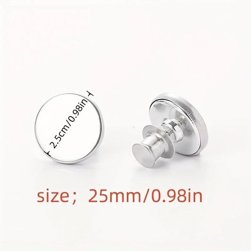 4 Pairs Magnetic Curtain Closure Clips, Metal Magnet Holders for Window Screens and Room Drapes, Detachable and Lightproof, Argent
