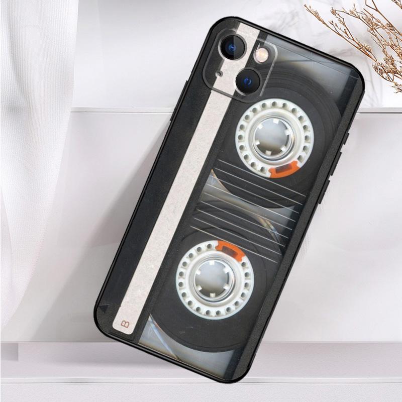Cassette Mix Tape Shockproof Case For iPhone 17 11 14 15 16 Pro Max Plus 12 13 Mini 16e 17 Air Phone Cover