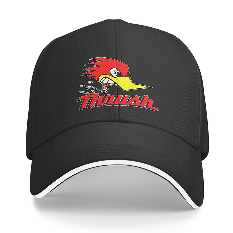 

Adjustable Polyester Baseball Cap Featuring a Red Bird Design, Suitable for All Genders, Breathable And Non-Elastic