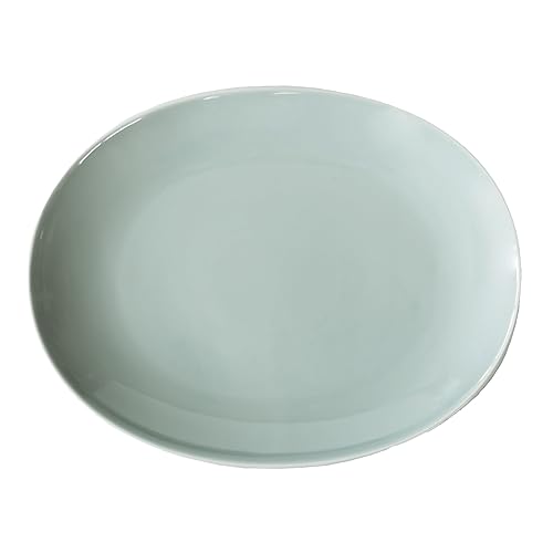 Saikaitoki Hasami Ware Common Oval Plate, Gray, Approx. 23cm Diameter, Microwave and Dishwasher Safe, 17045