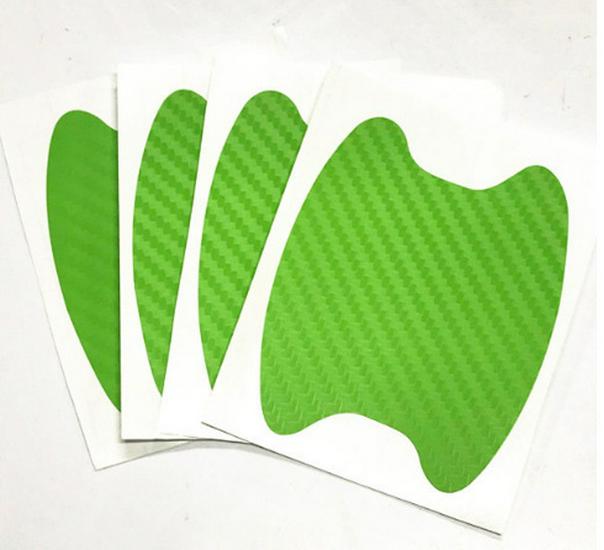 

3D-наклейки на дверные ручки автомобиля из углеродного волокна (4-Pack) - Устойчивый к царапинам, устойчивый к царапинам, 9x10 см.