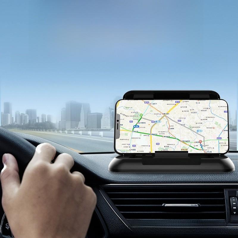 Universal Car Phone Holder With Abs Silicone Material For Car Dashboard Use