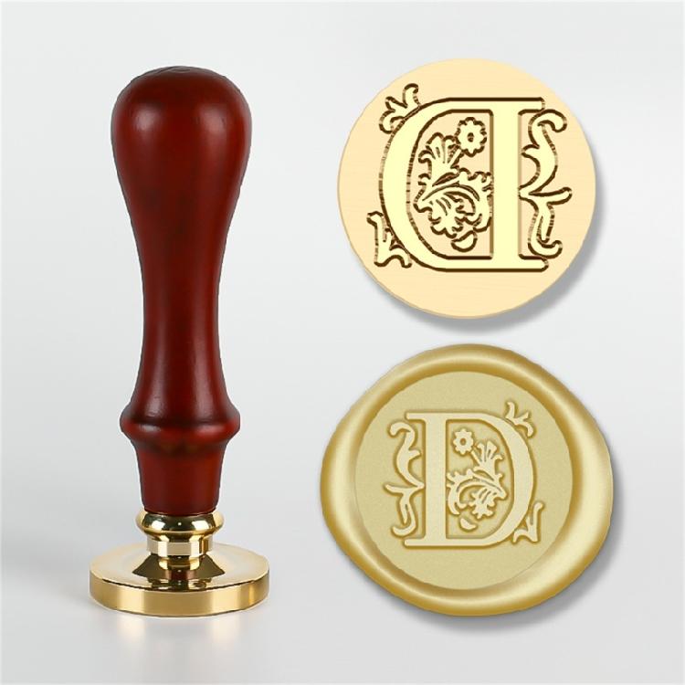 Unique Alphabets Wax Seal Stamp for DIY Crafts Handmade Sealing Greeting Cards