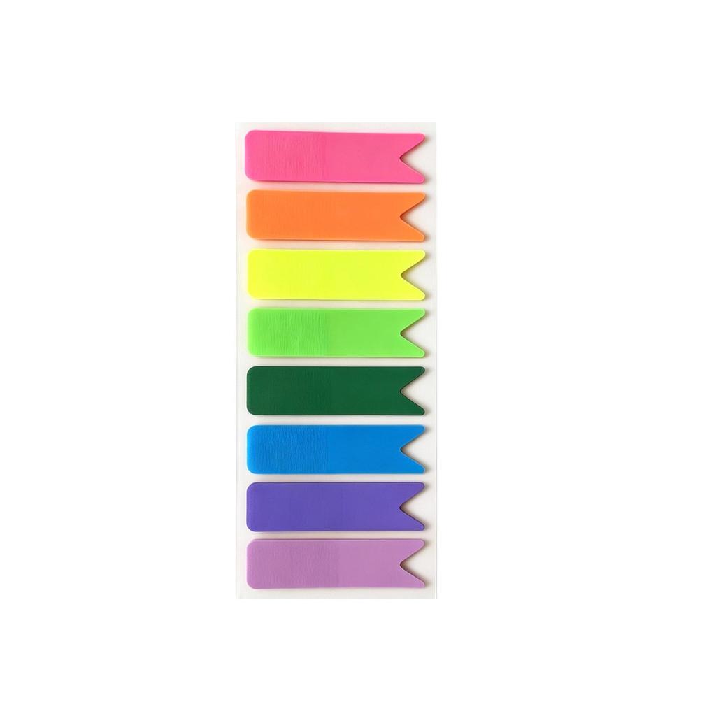 Translucent Student Key Point Marker Stickers - Fluorescent Index Labels and Sticky Notes