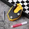 POPETPOP Side Stand Pad Side Stand Holder For Z900RS Z1000 Z1000R Universal Anti-Slip Aluminum
