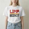 Koszulka Limp Bizkit Unisex Unisex Muzyka Punkowa Śmieszna Czysta Bawełna T-shirt z Okrągłym Dekoltem Krótki Rękaw Koszulka Topy Letnie