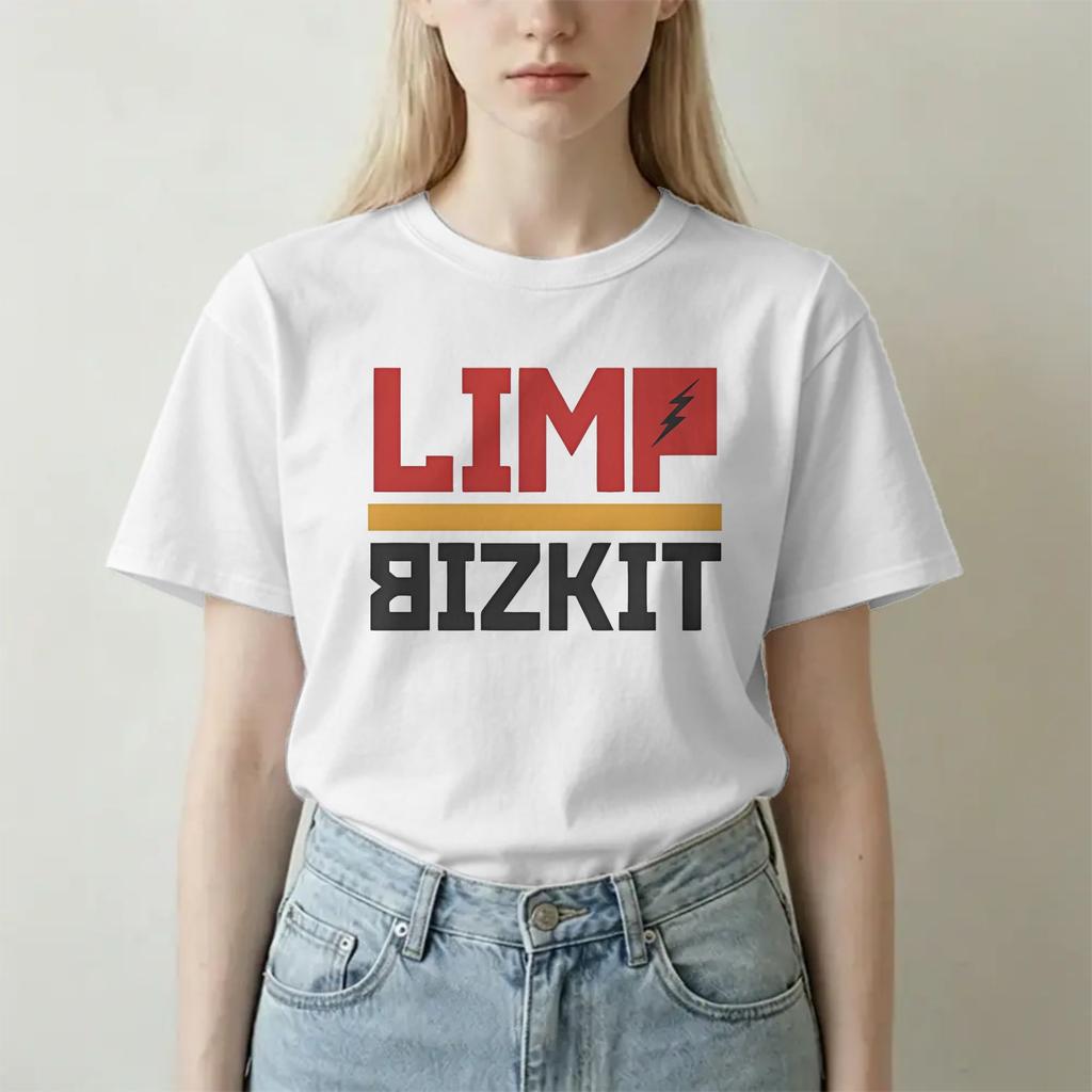 Limp Bizkit T-Shirt Unisex Unisex Punk Musik Lustig Reines Baumwoll-T-Shirt Rundhals Kurzarm T-Shirt Sommer Oberteile