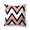 Polyester Pillow Case Automobile Decoration Home Printed Pillow Case Automobile Sofa Simple Waist Cushion Cover