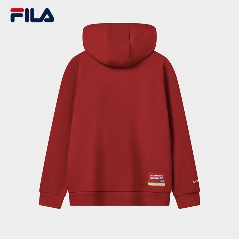 FILA Unisex Logo Hooded Sweatshirt
