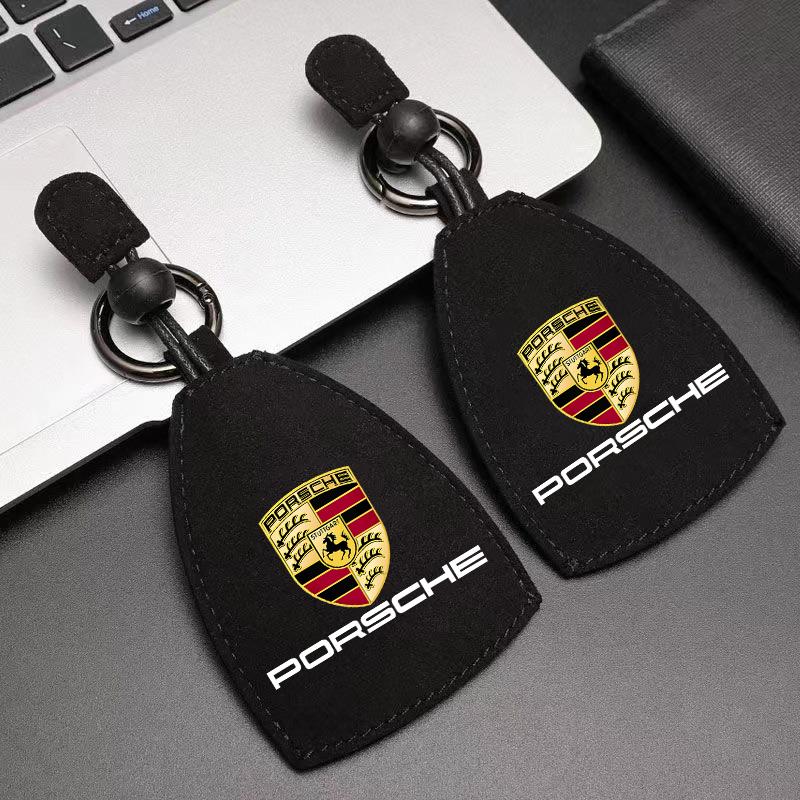 Úložná taška na klíčenku od auta Rozdělené pouzdro na klíče od auta Pouzdro na klíče Módní krabička na klíče Pro Porsche Boxster Cayman Cayenne 911 Macan Panamera