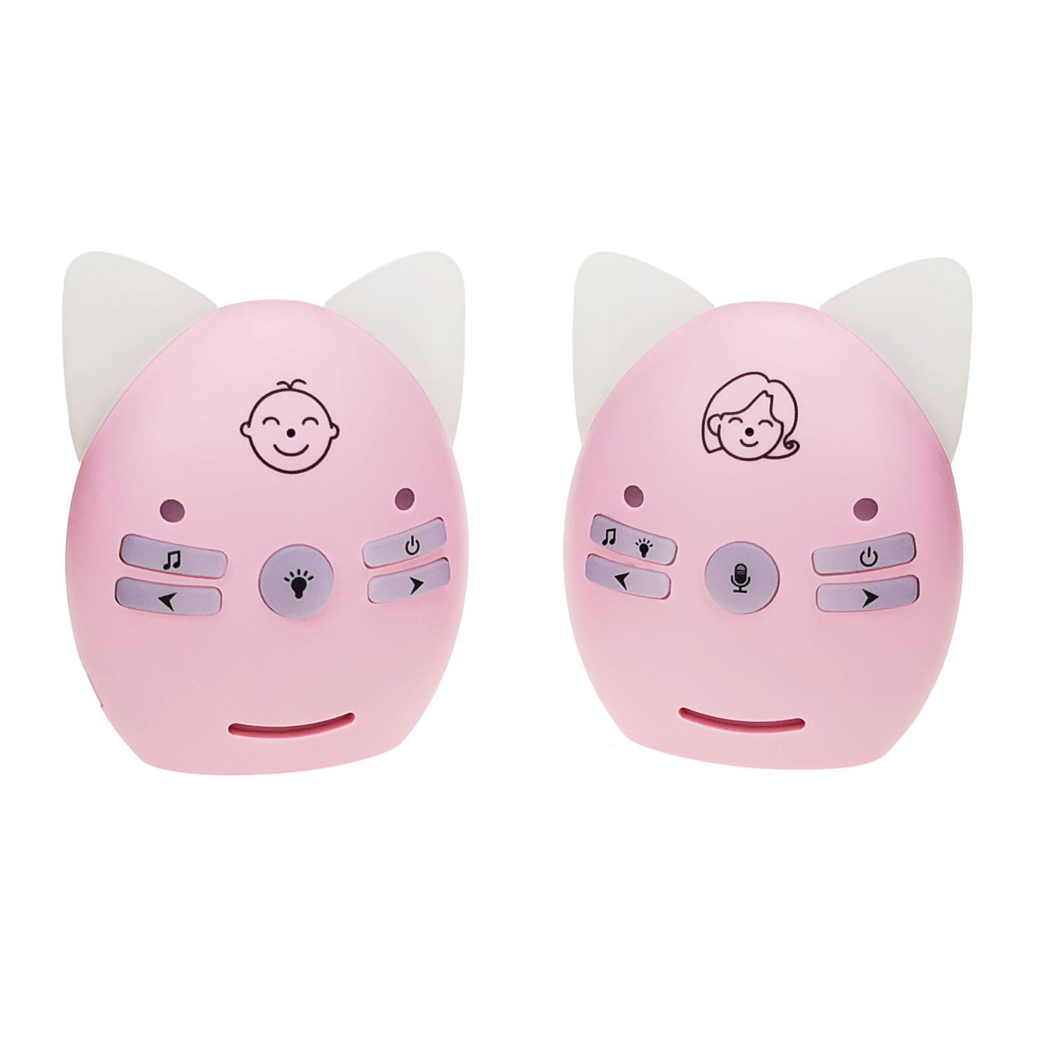 

V30 Baby Monitor & Children s Walkie-Talkie with Soothing Music, Two-Way Voice, Night Light, and Listener.