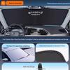 Geely Car Sunshade: Heat-Insulation Windshield Curtain for 25 Models, including Xingyue L, Xingyuan, Xingrui, Emgrand, Boyue L, and Panda MINI.