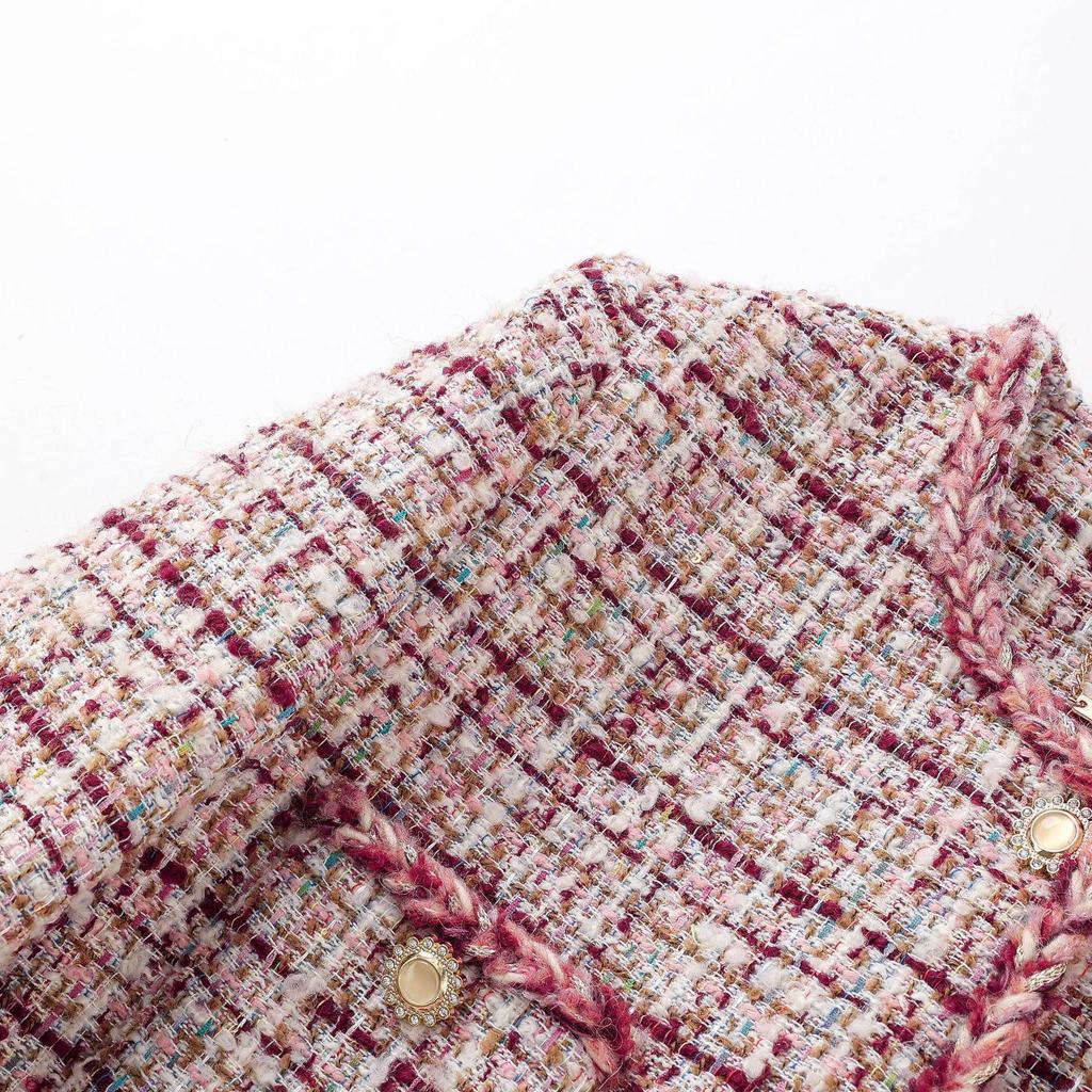 DOREENA 2025 Autumn/Winter Women's High-End Custom Short Jacket - Small Fragrance Style