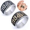 Odin Rune Viking Warrior Ring Norse Mythology Themed Mens Ring