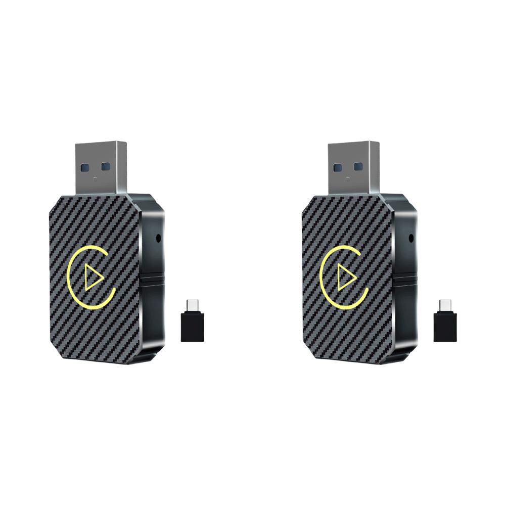 Vezeték nélküli Carplay Android Auto Adapter 2 az 1-ben Mini Box Plug&Play Wireless Dongle BT WiFi OEM vezetékes CarPlay/Andriod Auto autókhoz