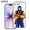 10pcs Armor Super-Strong 3D Curved 120C Anti-Static High-Aluminum Screen-Printed HD Tempered Glass Film