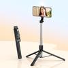 Bluetooth Selfie Stick & Tripod: Extendable Phone Holder for Live Streaming & Photography.